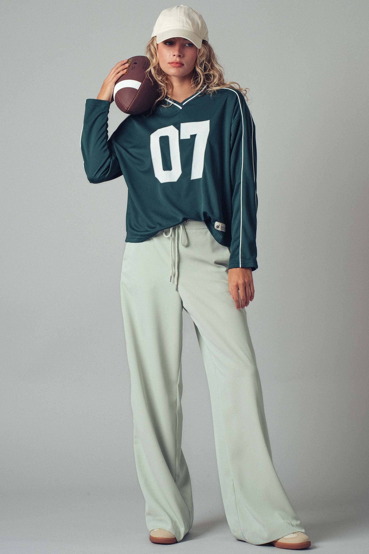 Side Stripe Drawstring Relaxed Statement Lounge Pants