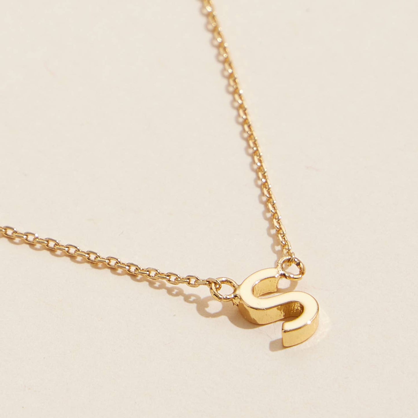 16PCS - Assorted Monogram Pendant Necklaces
