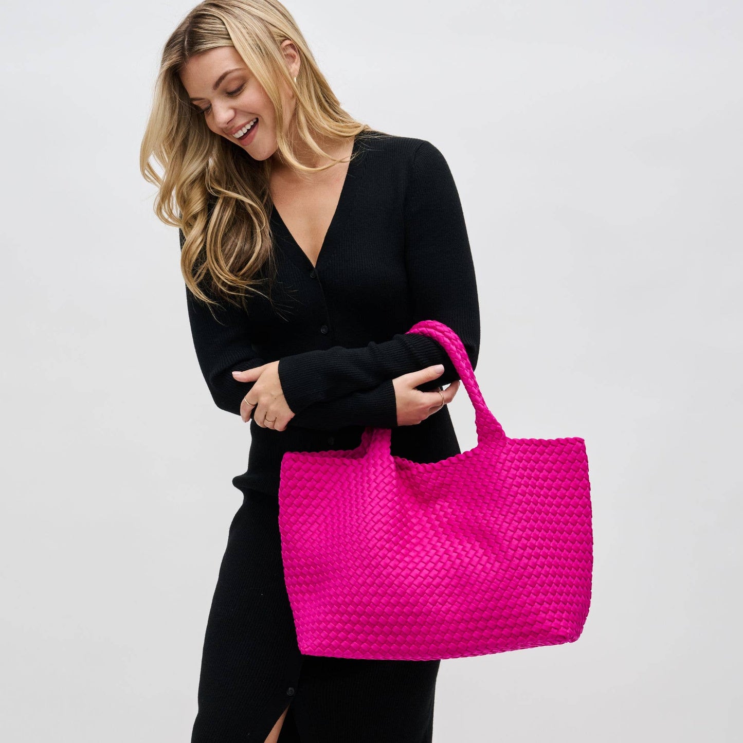 Sky's The Limit - Large Woven Neoprene Tote