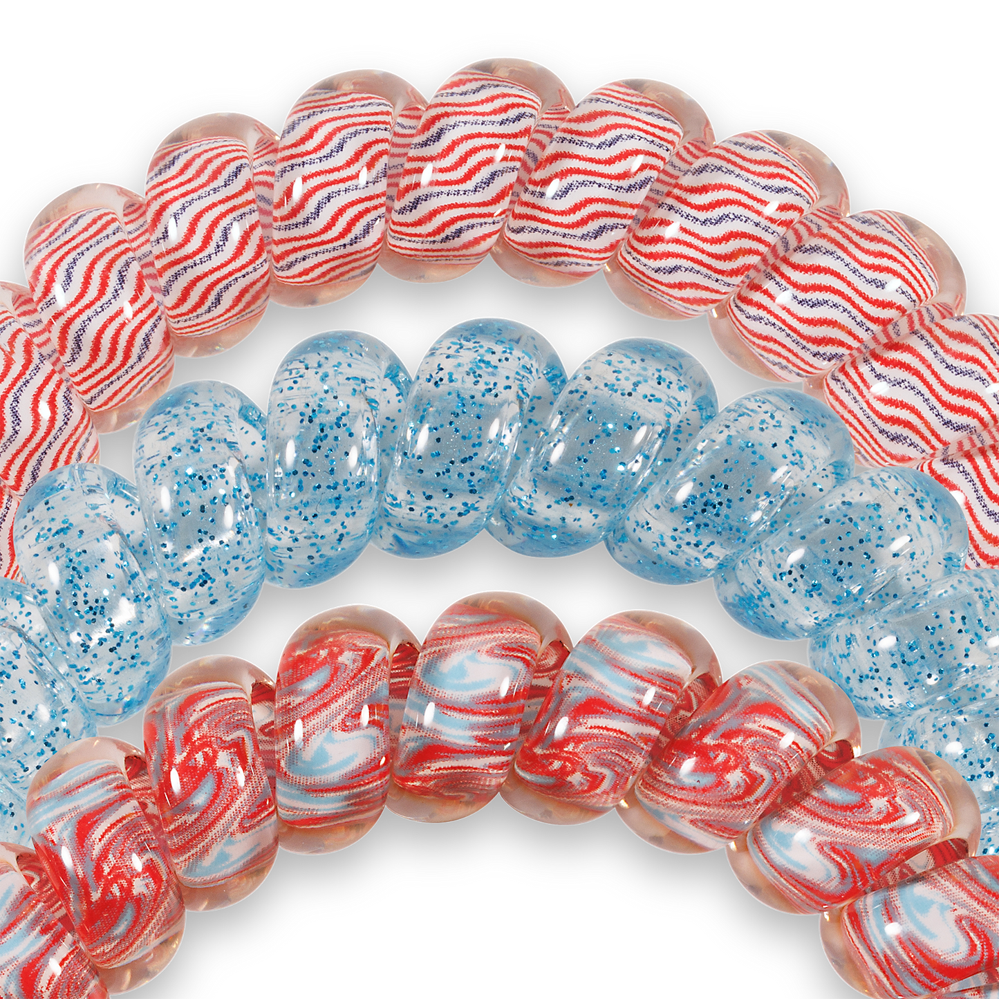 Spiral Hair Coils | Large | Freedom to Sparkle Hair Ties