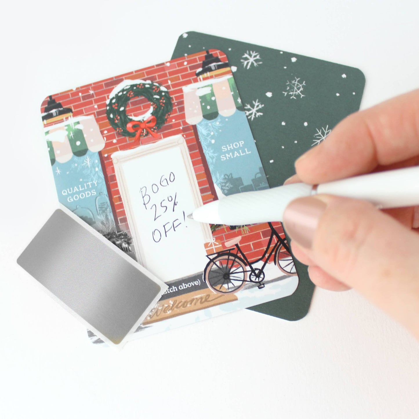 100 Customer Scratch-off Cards - Winter Brick Shop Small