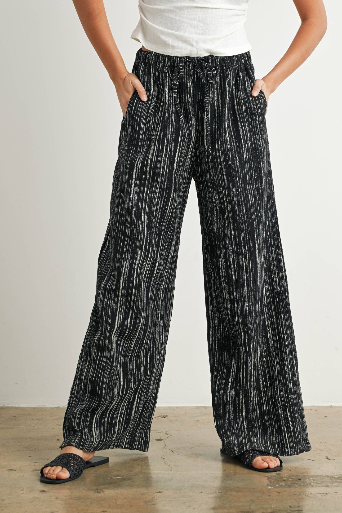 Trendy Wide Leg Pants - BMP7663