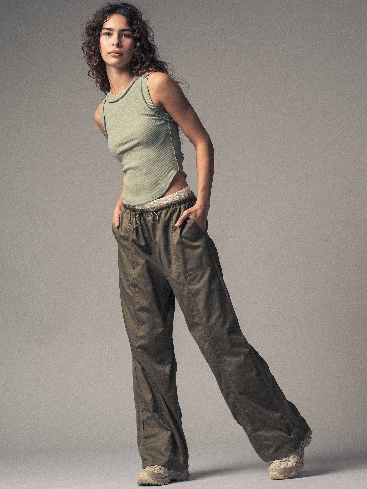 Ribbed Slim Fit Sleeveless Tank Top