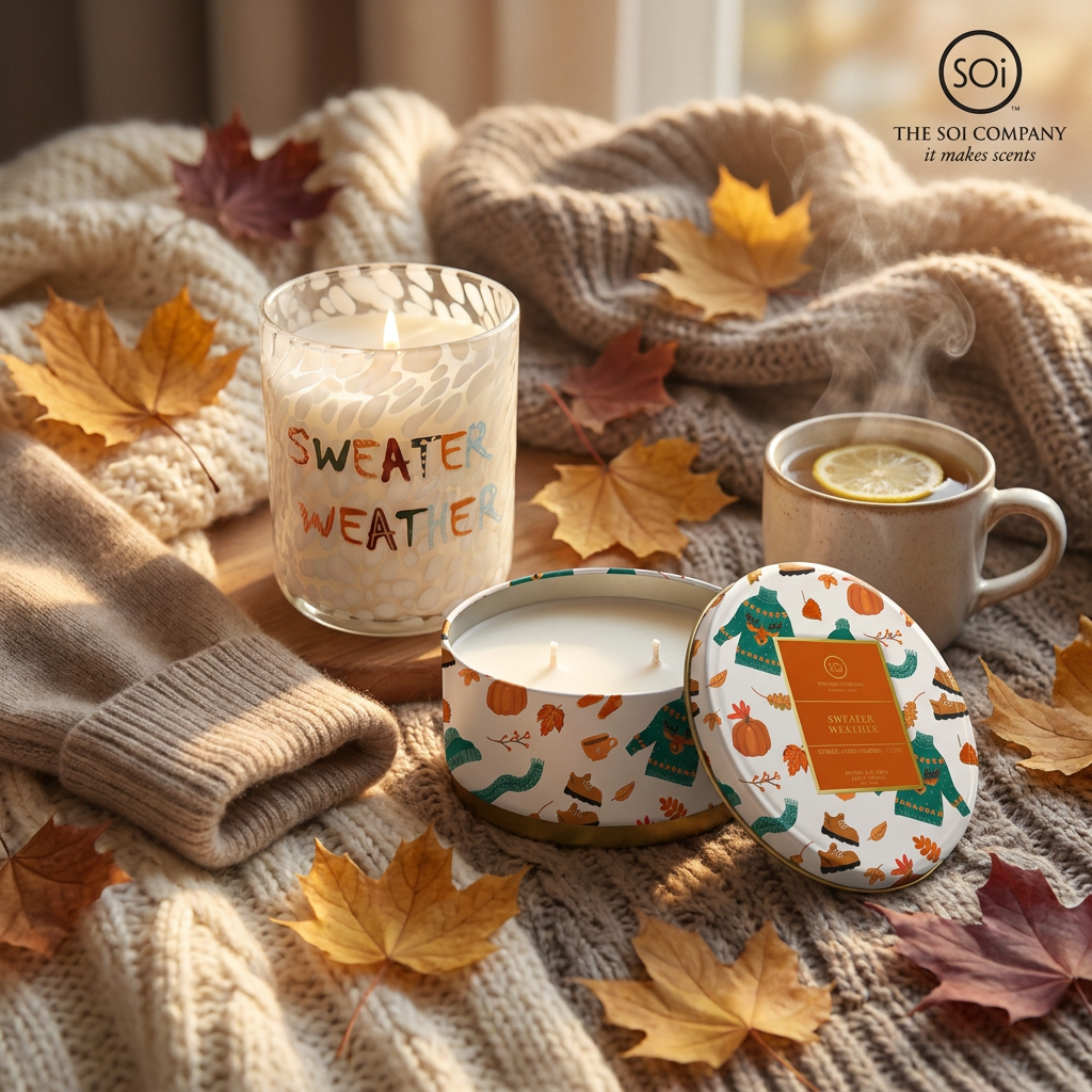 Sweater Weather  12oz  Icon Candle