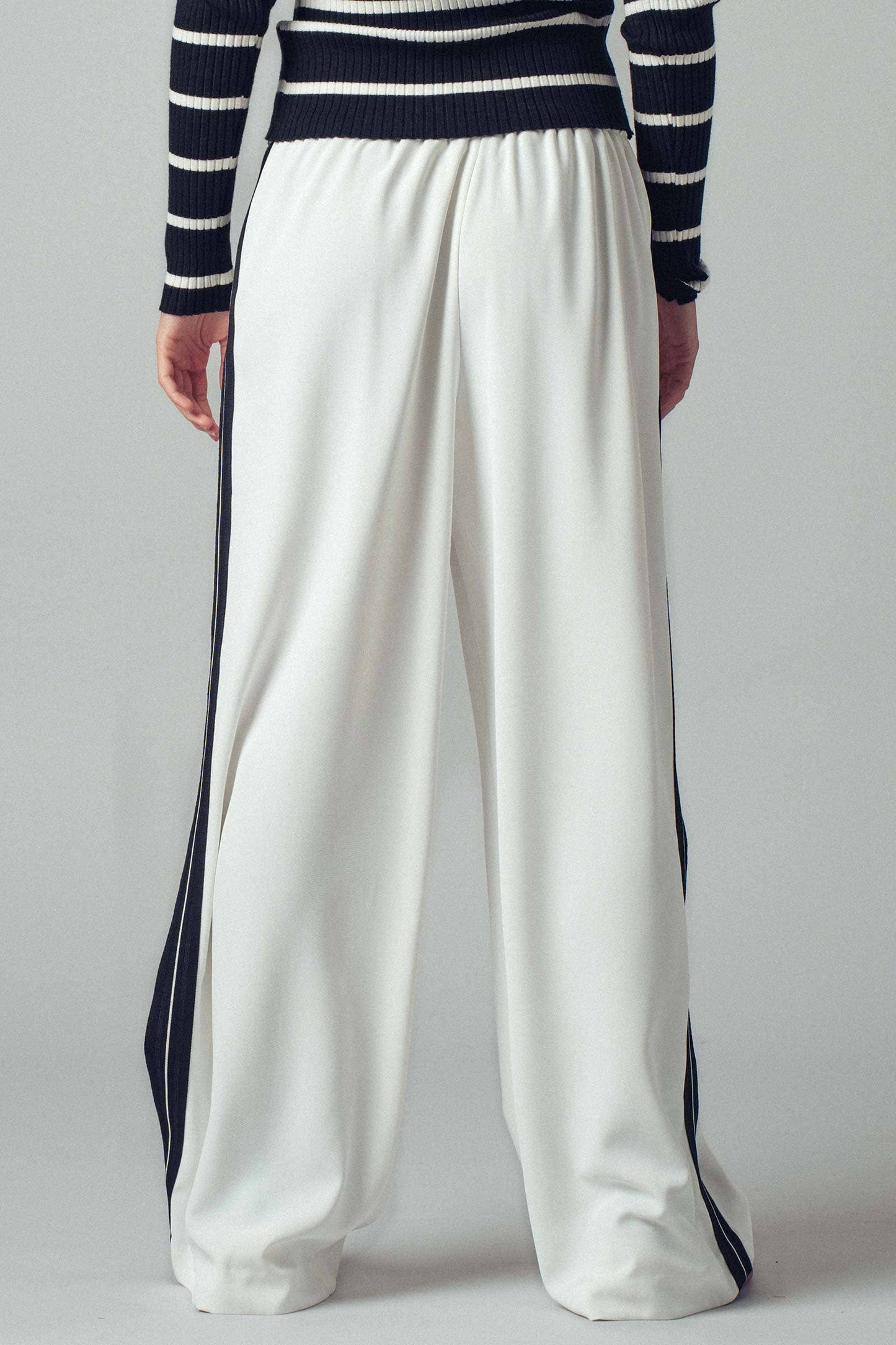 Side Stripe Drawstring Relaxed Statement Lounge Pants