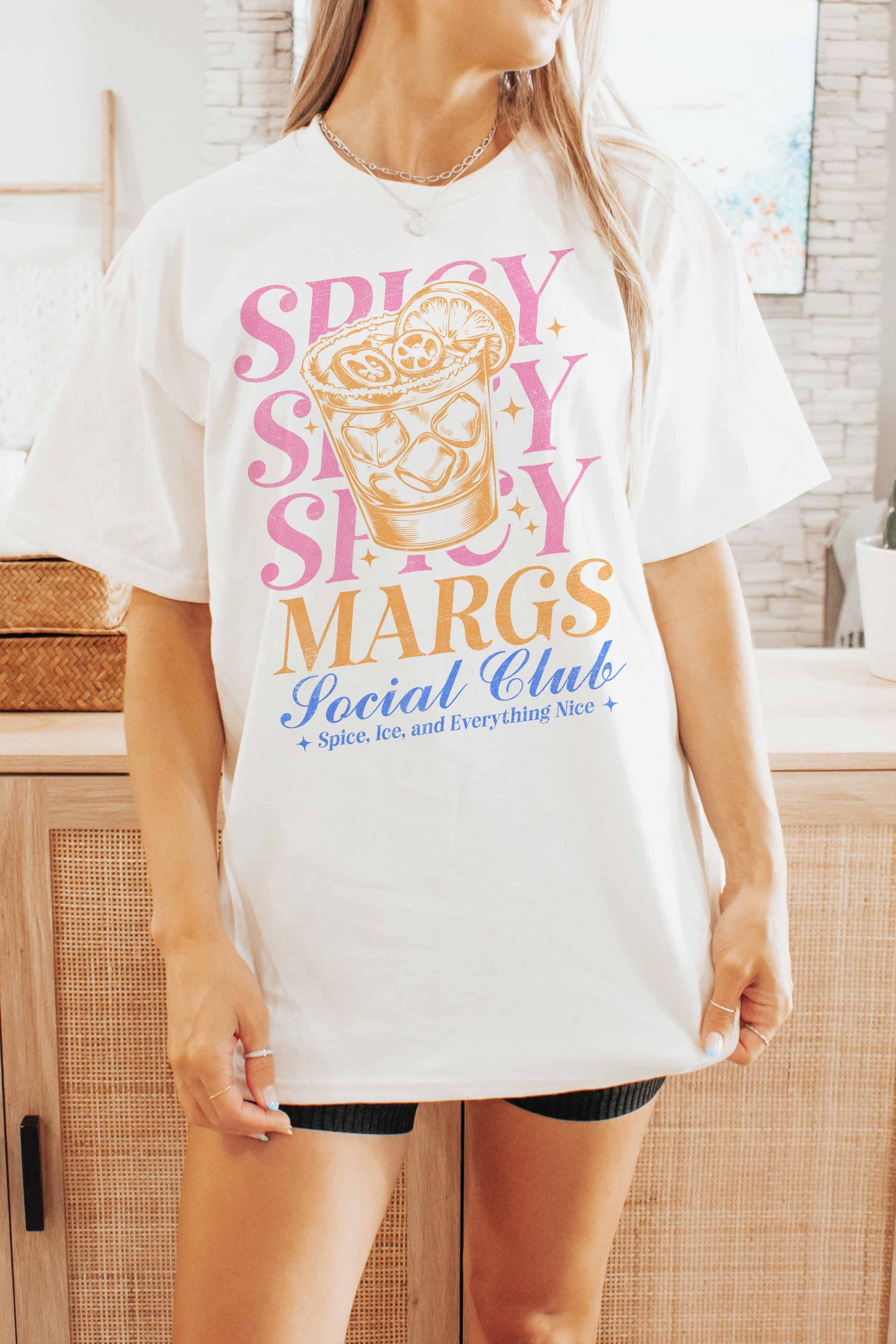 SPICY MARGS SOCIAL CLUB OVERSIZED TEE