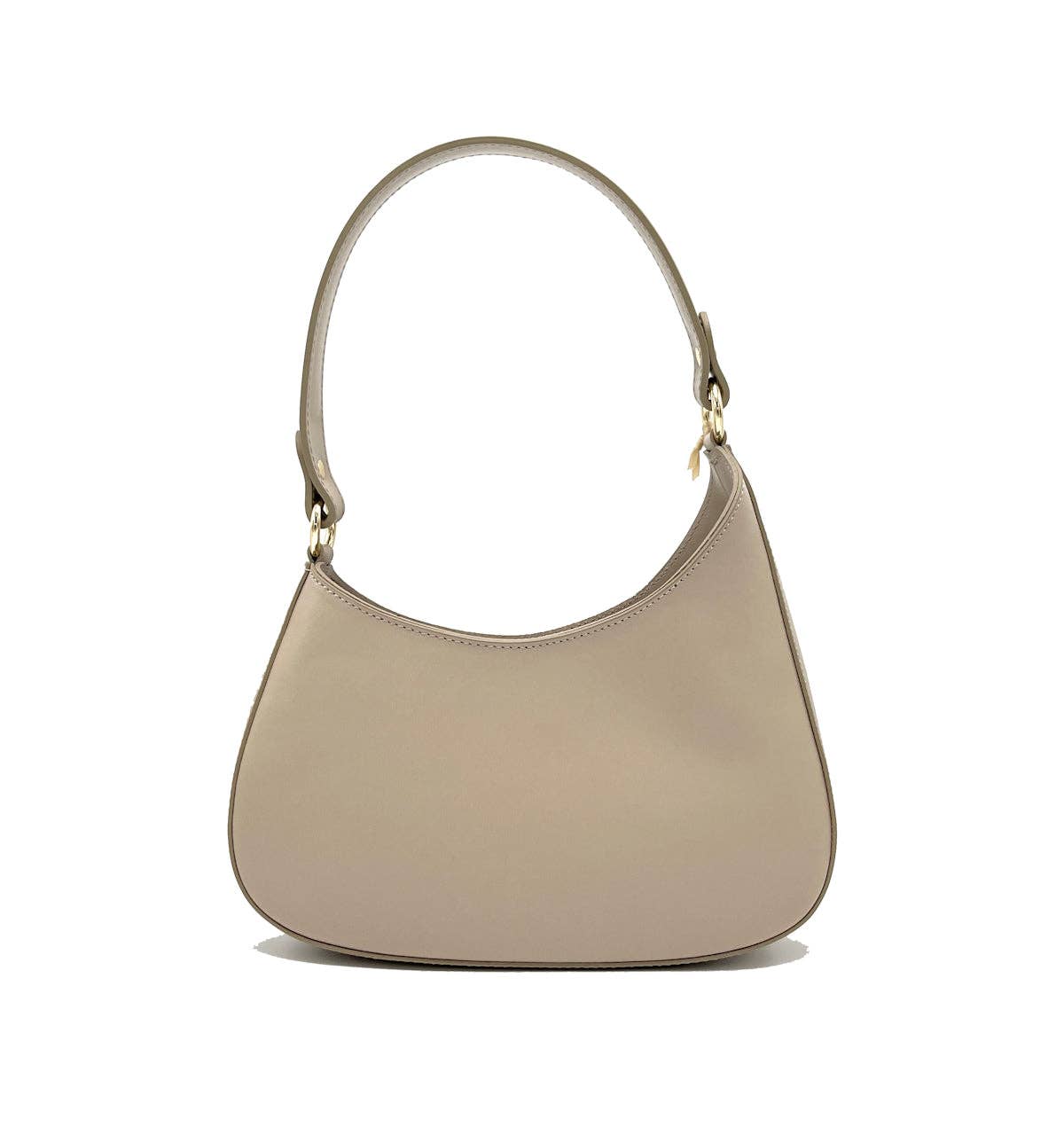 Genuine leather shoulder bag, made in Italy