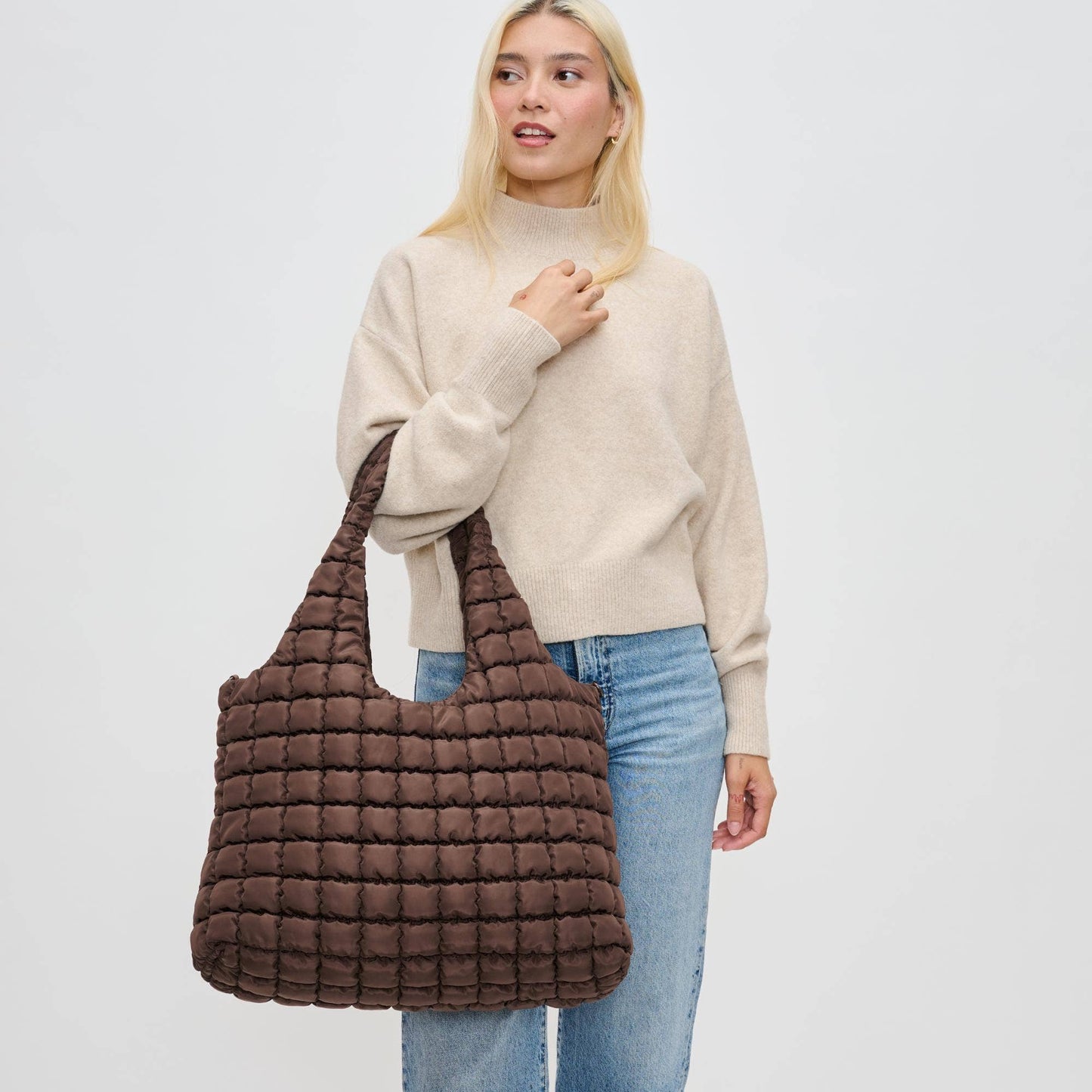 Elevate - Quilted Puffer Nylon Hobo