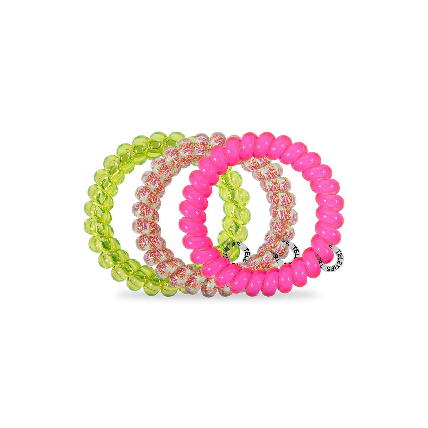 Spiral Hair Coils | Large | Tropical Punch Hair Ties