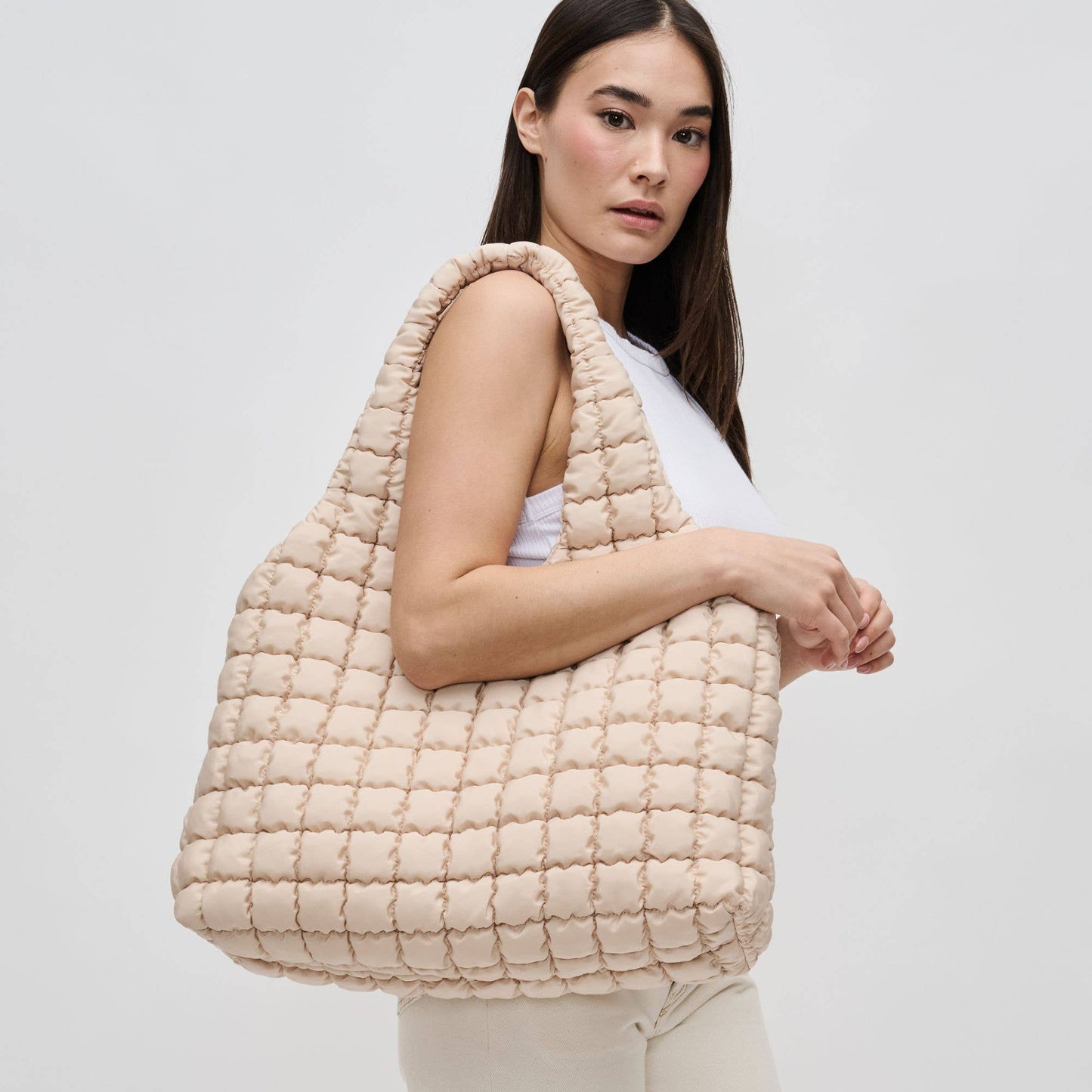 Elevate - Quilted Puffer Nylon Hobo