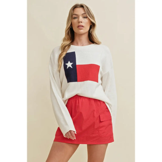 Texas Flag Sweater