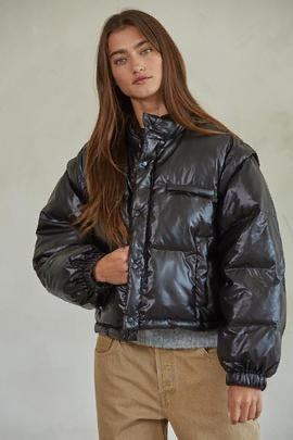 Keep Going Convertible Bomber Jacket