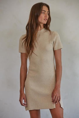 Marlowe Mini Dress Beige