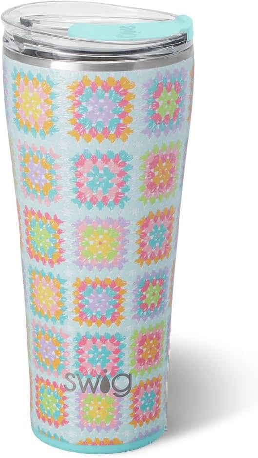 Swig Tumbler 32oz Granny Square