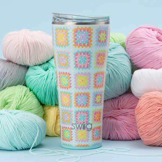 Swig Tumbler 32oz Granny Square