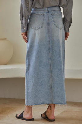 Thrill Ride Denim Skirt