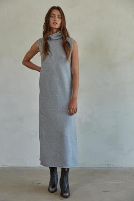 Maeva Sweater Maxi Grey