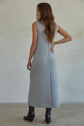 Maeva Sweater Maxi Grey