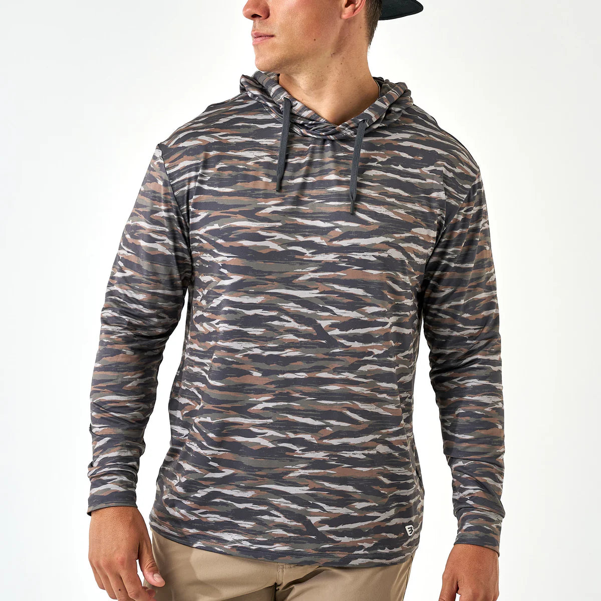 Performance Hoodie- Tiger Stripe Camo- Wetland