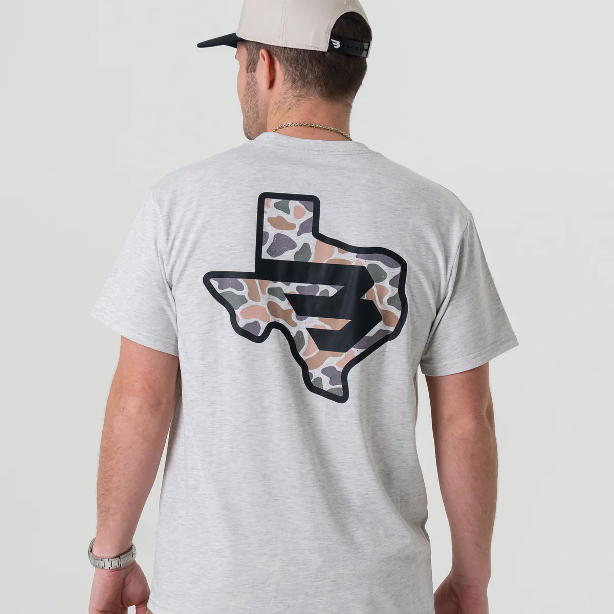 Texas Camo Flying B- Ash Grey