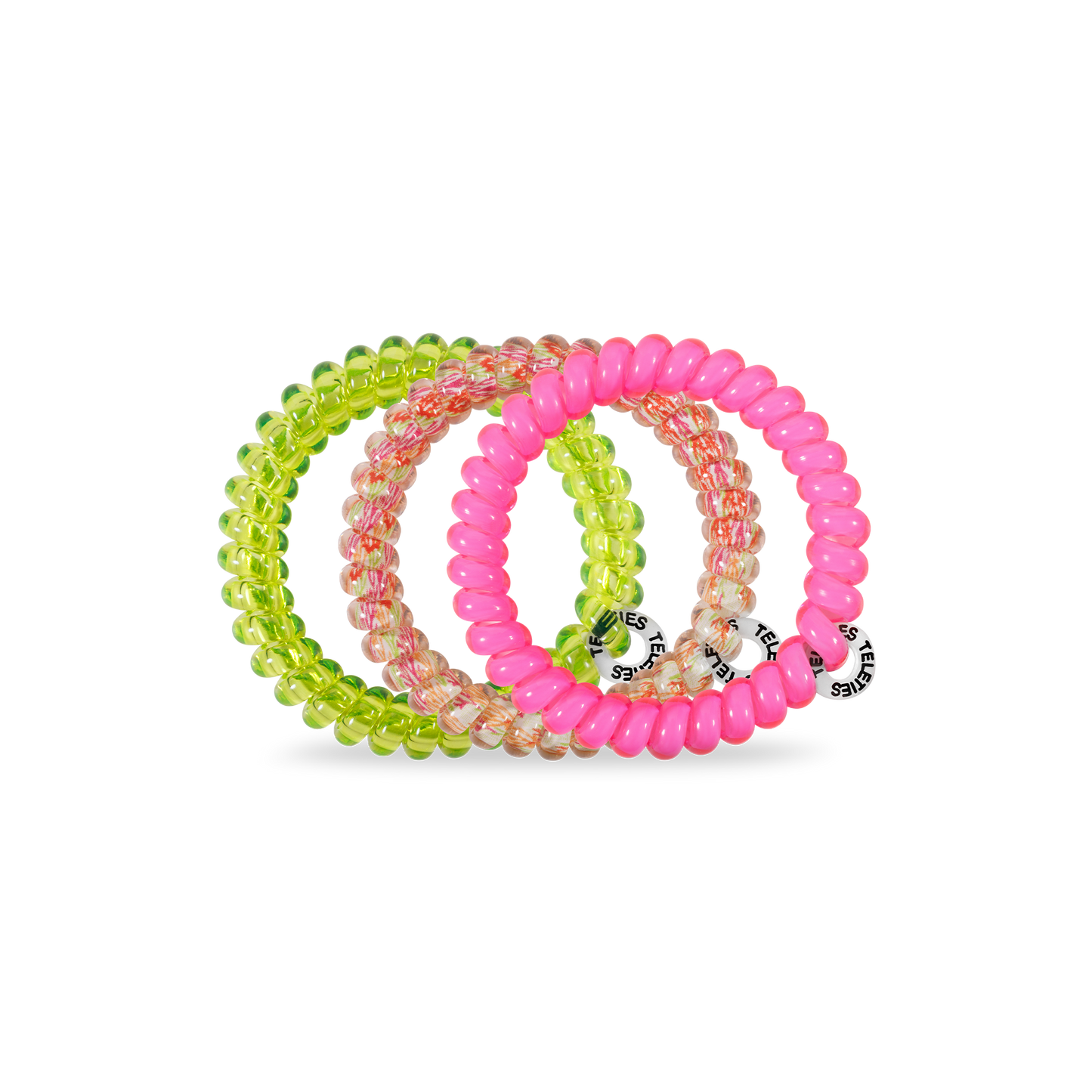 Spiral Hair Coils | Small | Tropical Punch Hair Ties