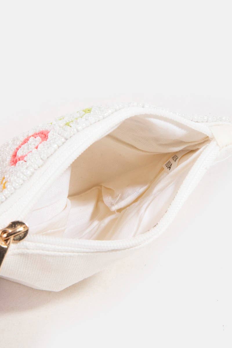 Beaded Tacos And Tequila Coin Purse