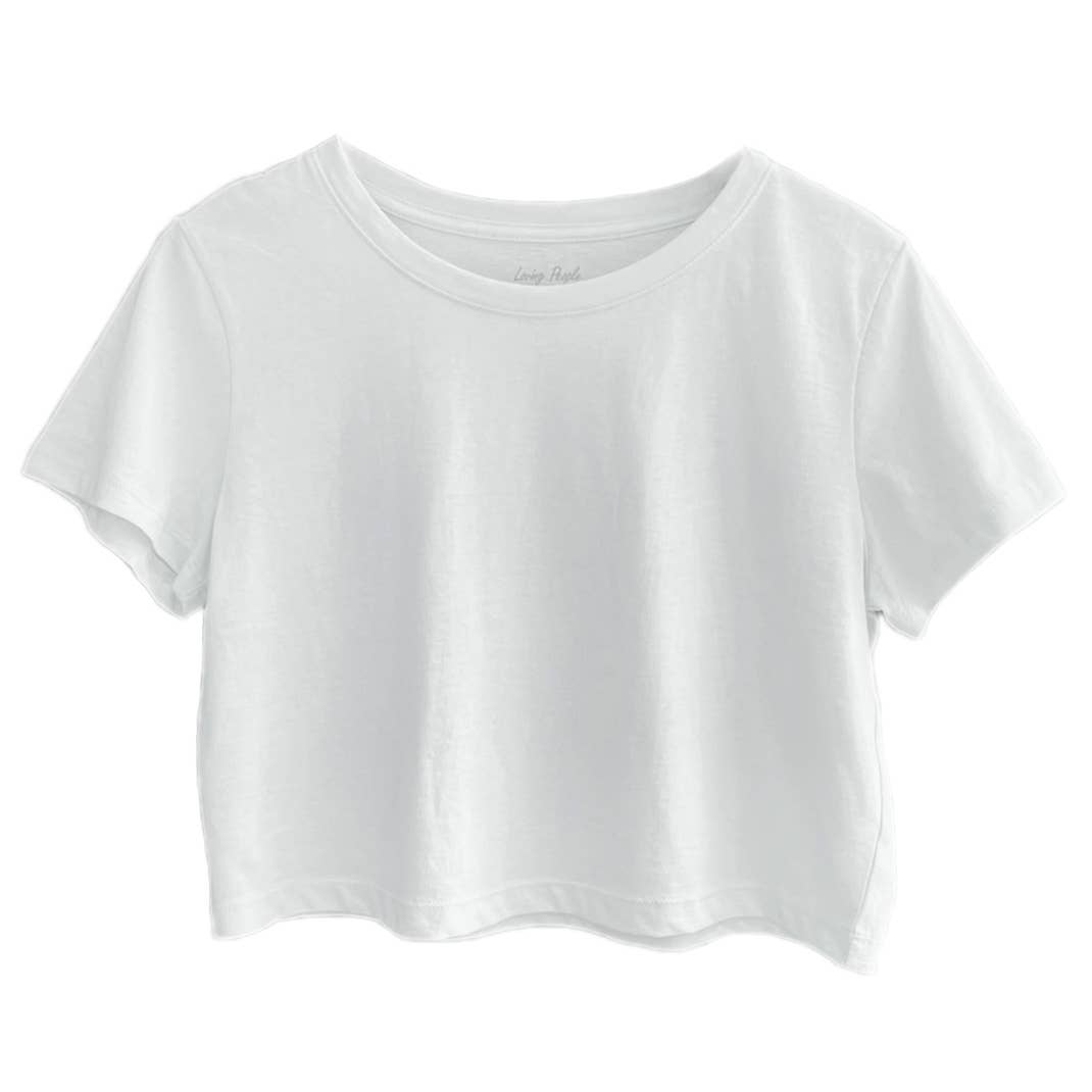 Premium cotton cropped tees