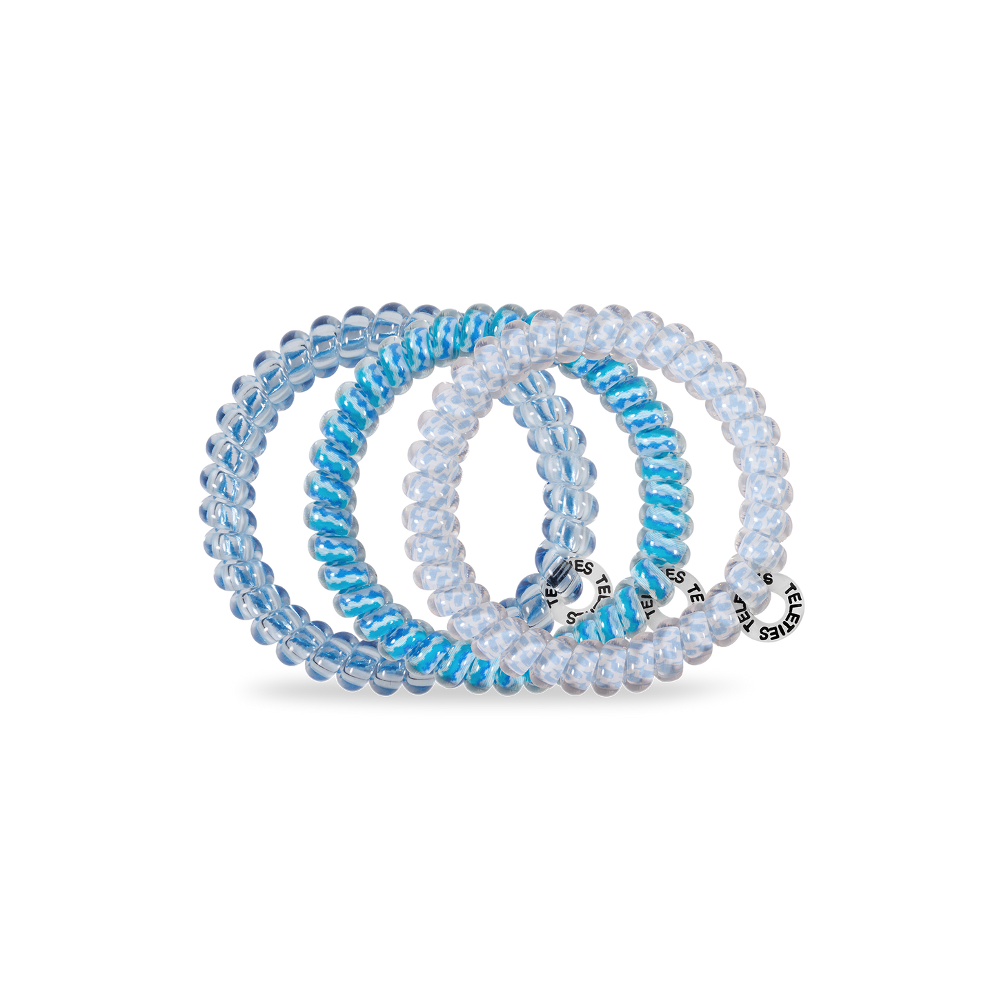 Spiral Hair Coils | Small | Summer Sky Hair Ties