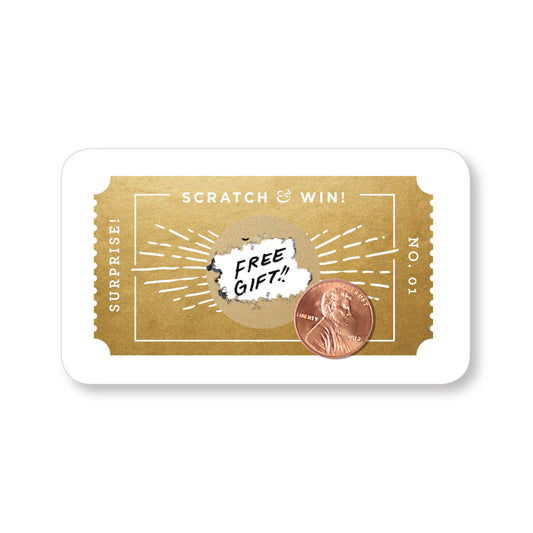 100 Customer Scratch-off Cards - Golden Ticket