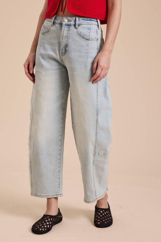 LOOSE FIT DENIM PANTS