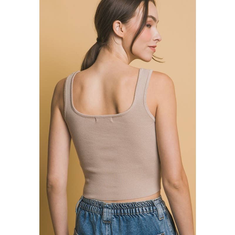 Rhinestone Embellished Knit Top