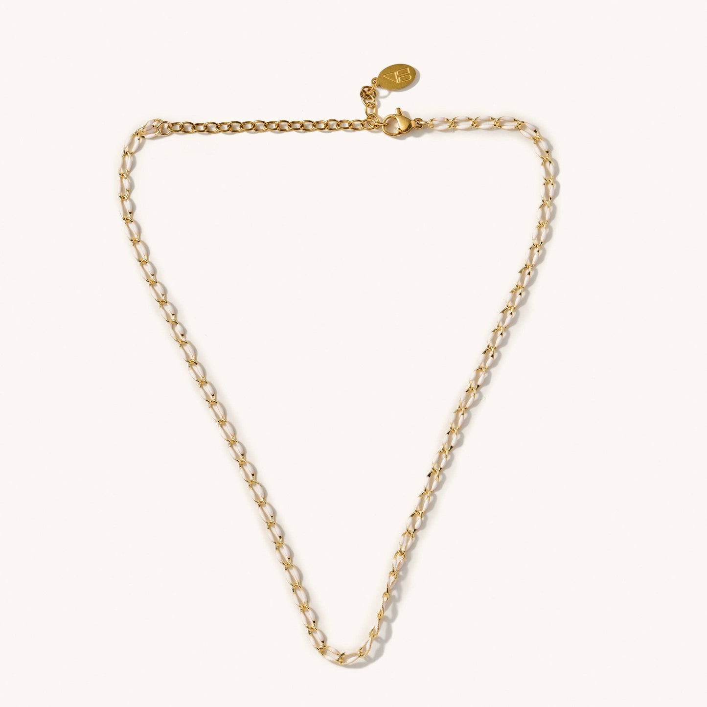 Charlotte White Choker