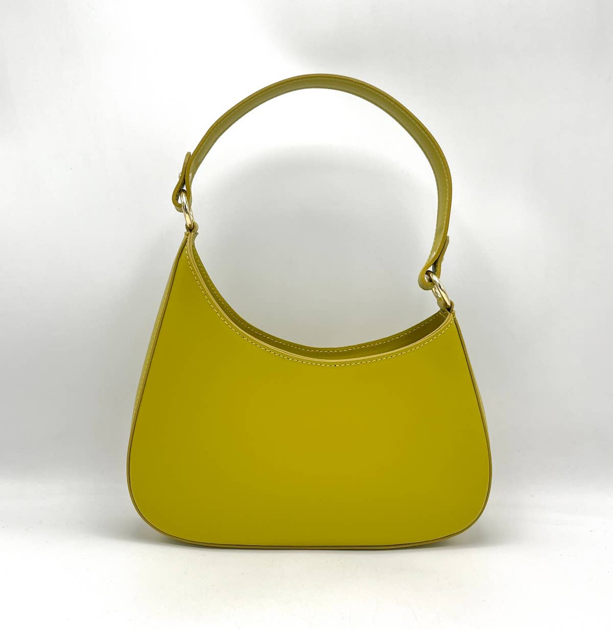 Genuine leather shoulder bag, made in Italy
