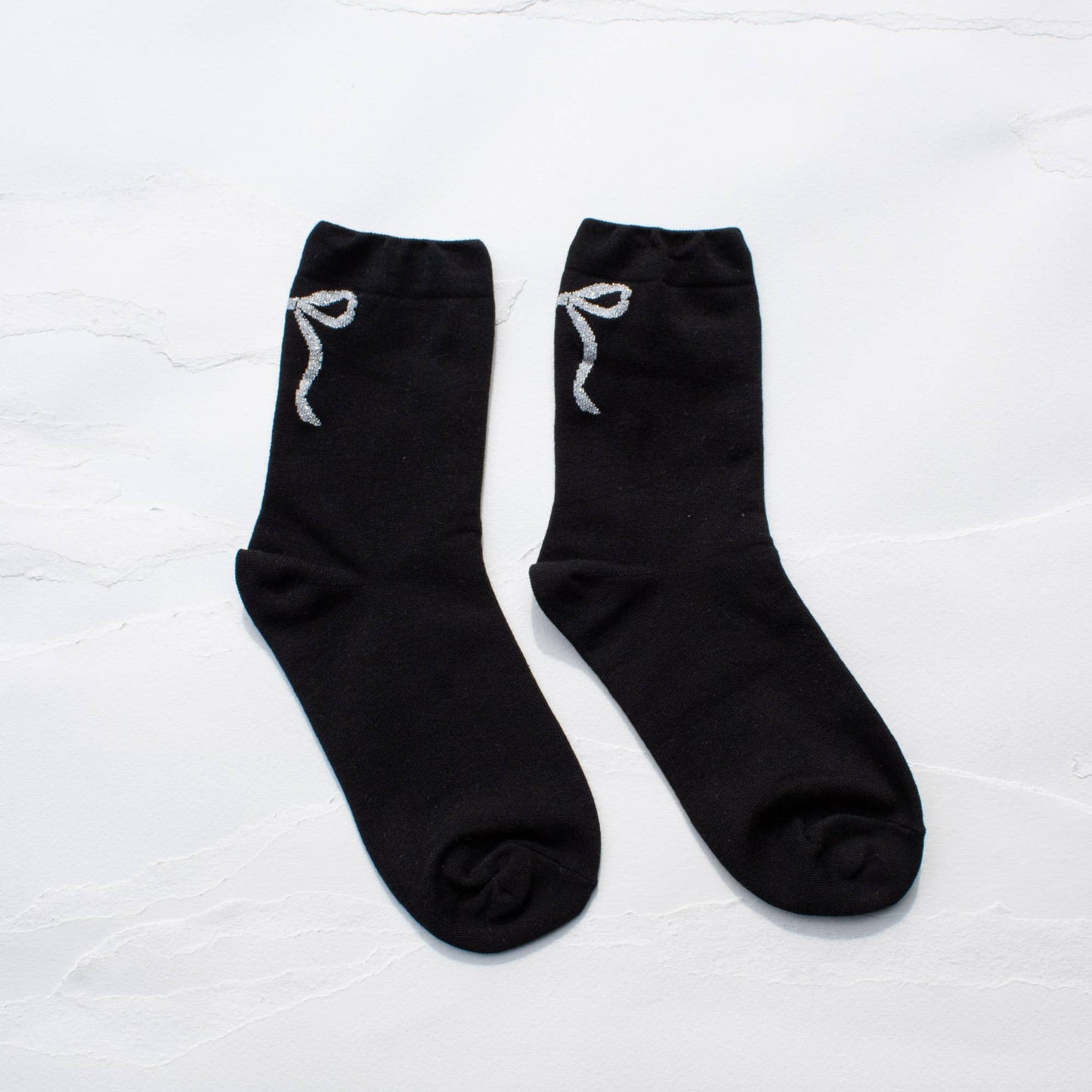Women's Holiday Ribbon Bow Casual Socks