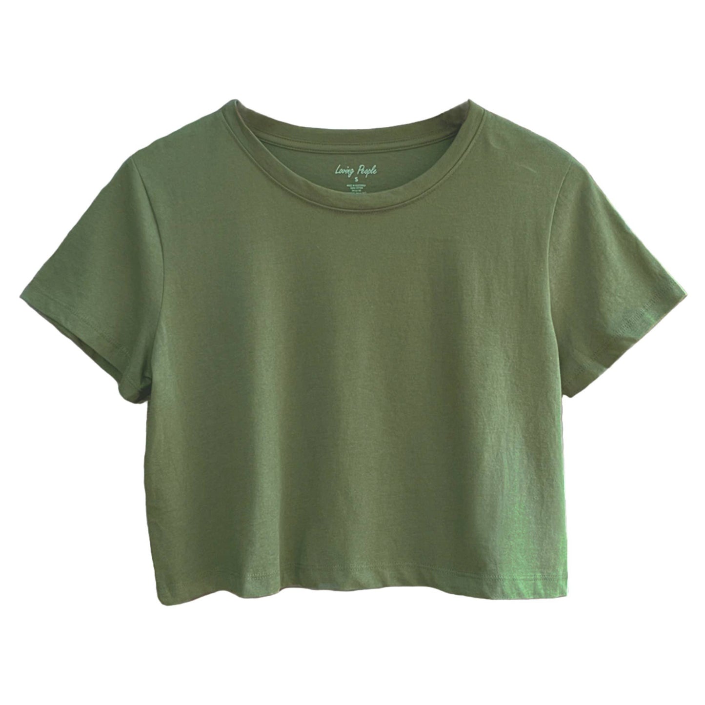 Premium cotton cropped tees