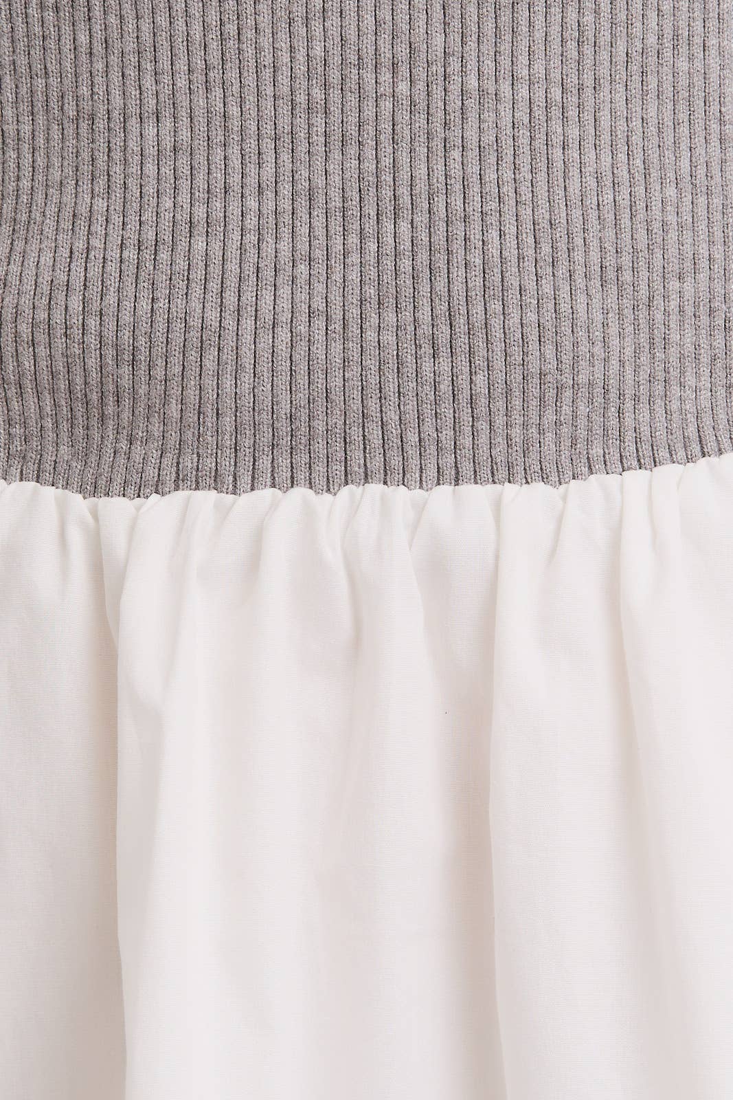 SWEATER KNIT TOP FLARE DRESS