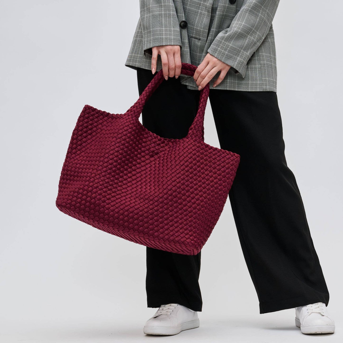 Sky's The Limit - Large Woven Neoprene Tote