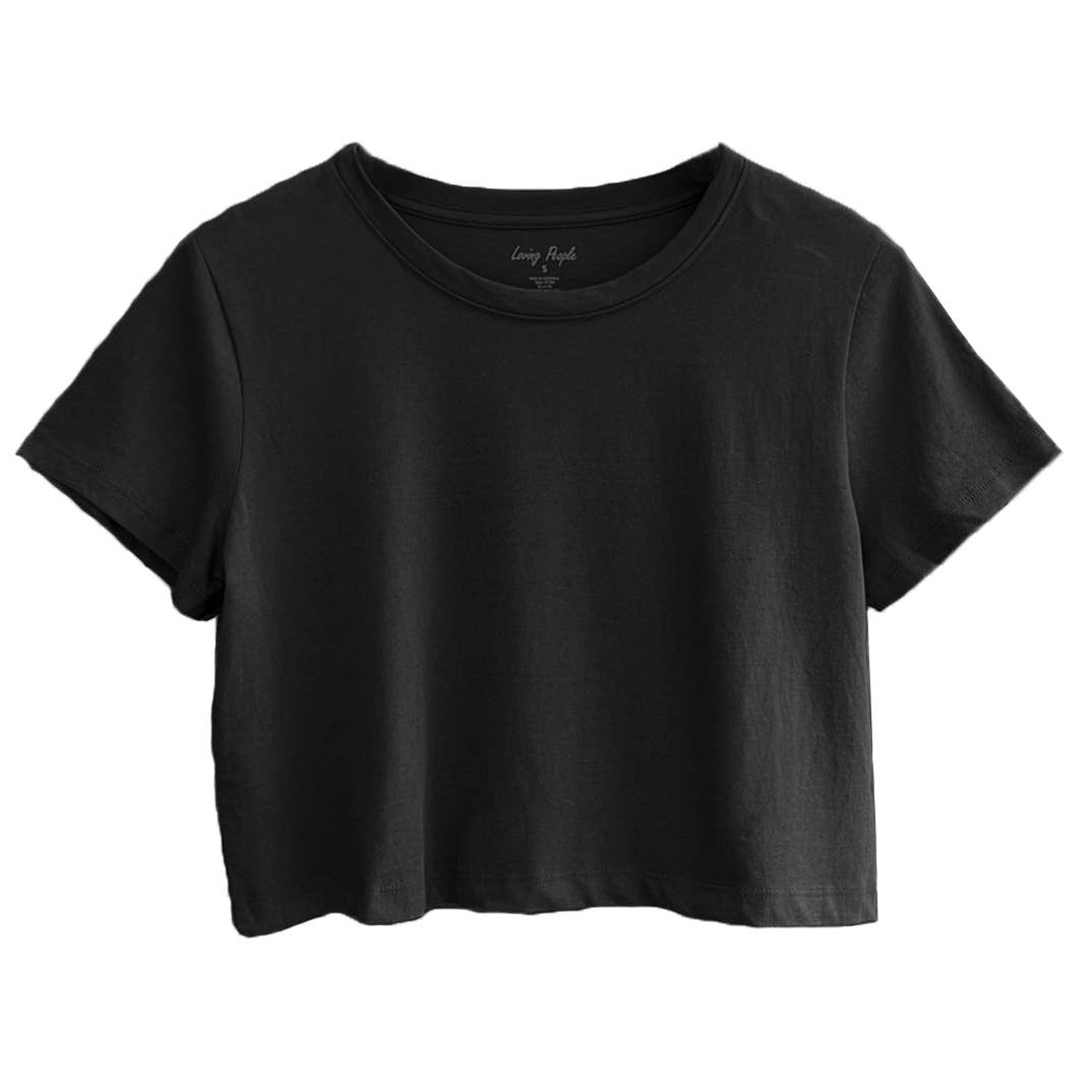 Premium cotton cropped tees