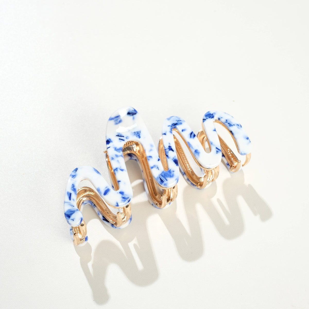Willow Coastal Metal Squiggle Claw Clip - Large