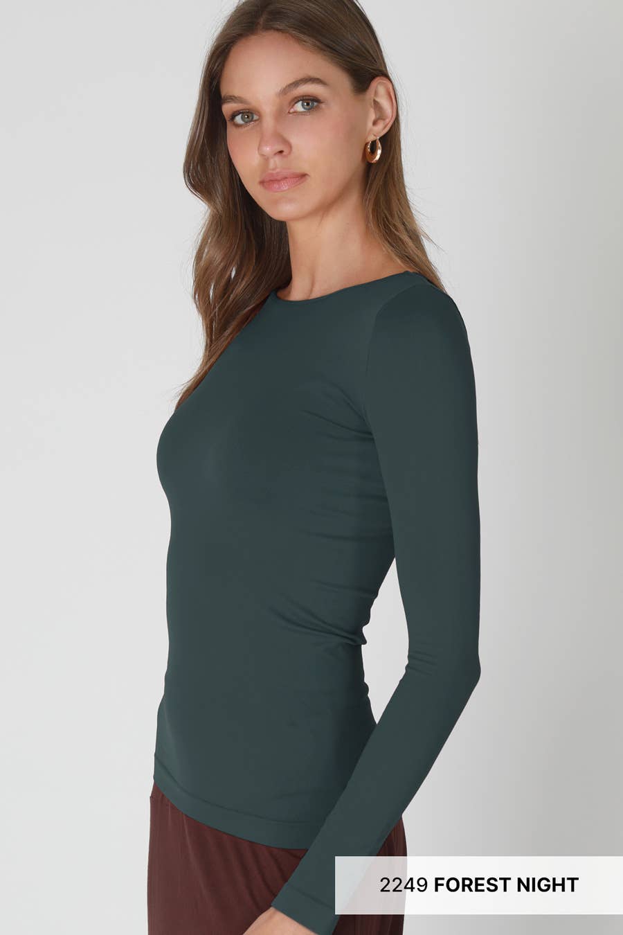 Long Sleeve Crew Neck Top