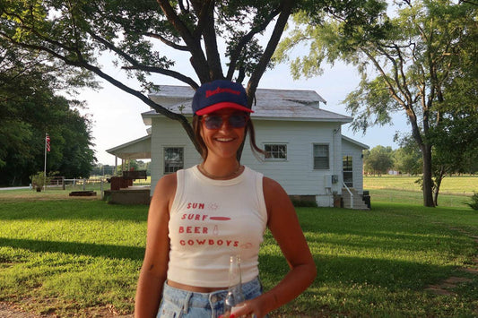 Sun, Surf, Cowboys Tank