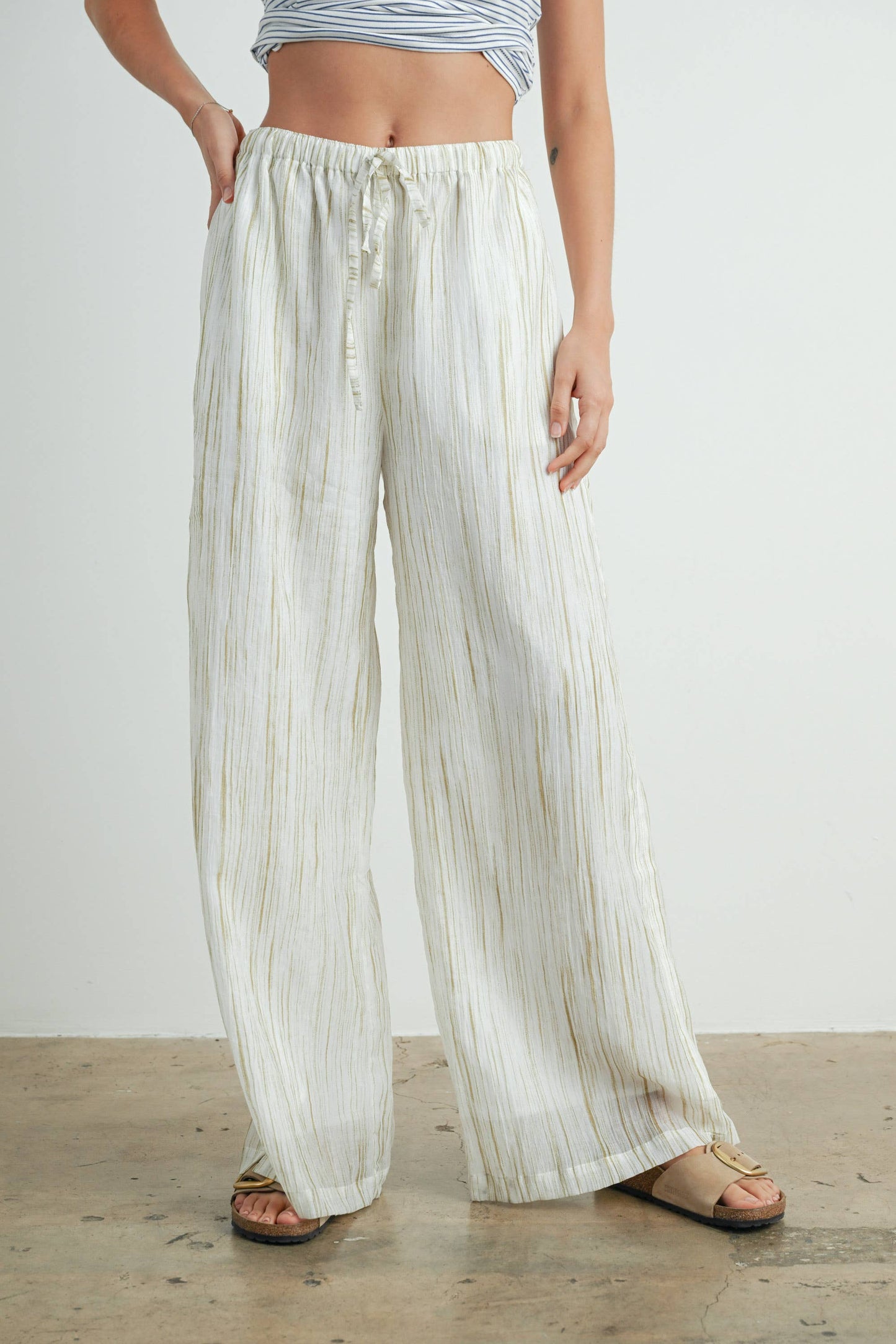 Trendy Wide Leg Pants - BMP7663