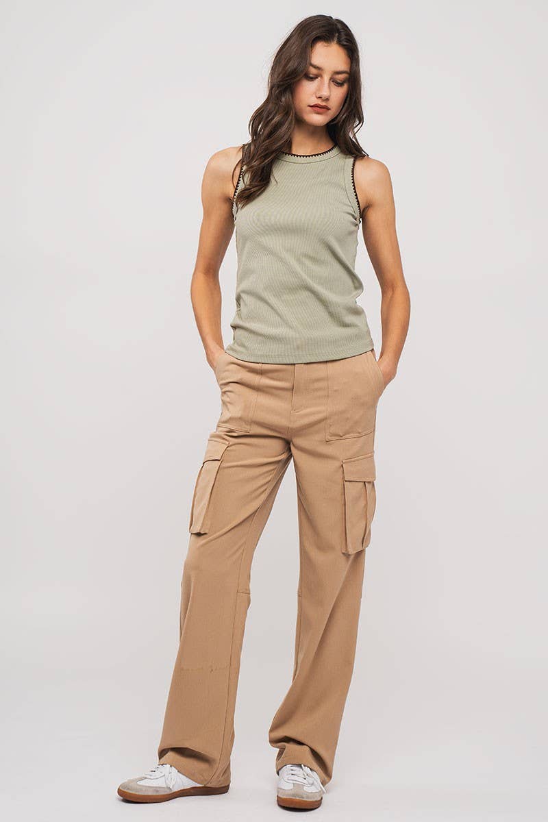 SYDNEY STRUCTURE KNIT TANK TOP