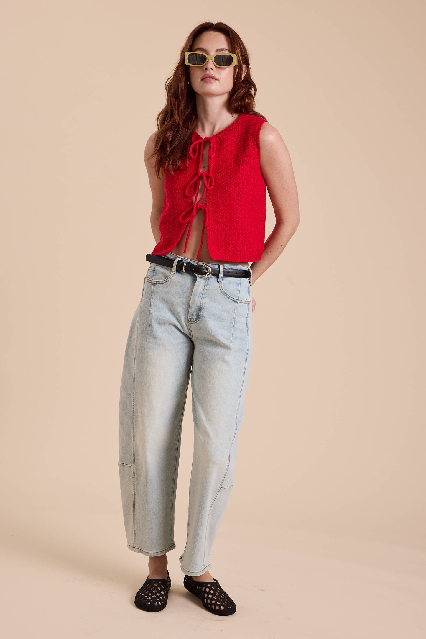 LOOSE FIT DENIM PANTS