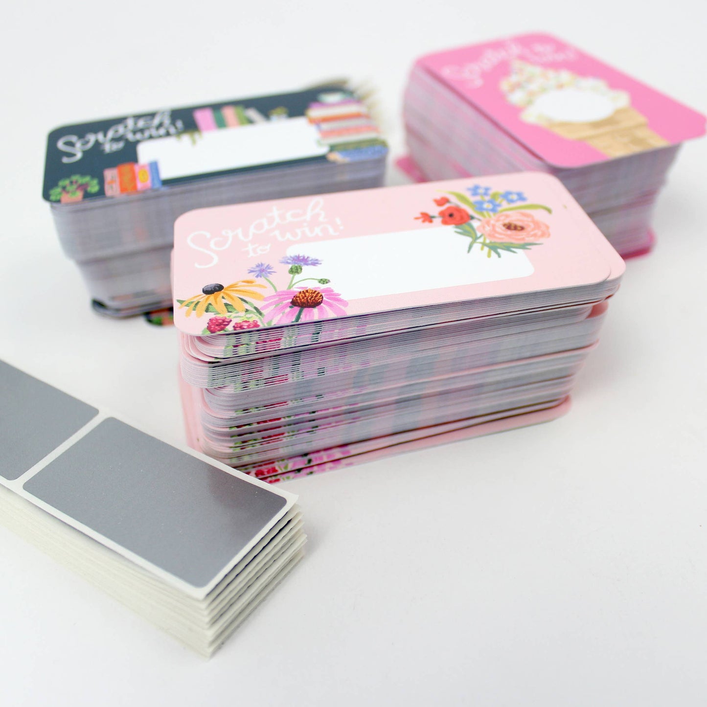 100 Customer Scratch-off Cards - Wildflowers