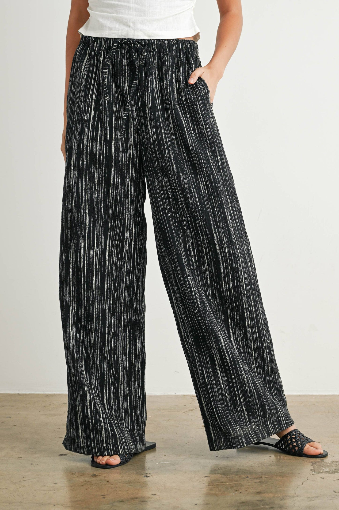 Trendy Wide Leg Pants - BMP7663