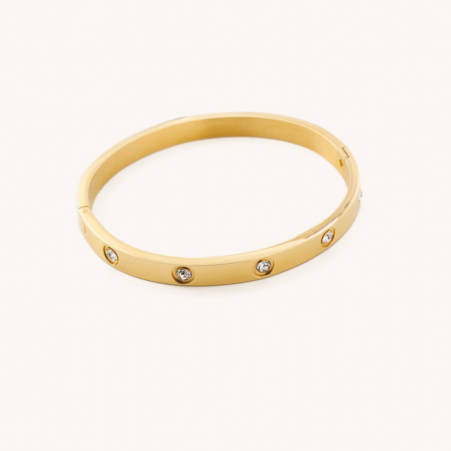 Corinne Gold Bangle Bracelet