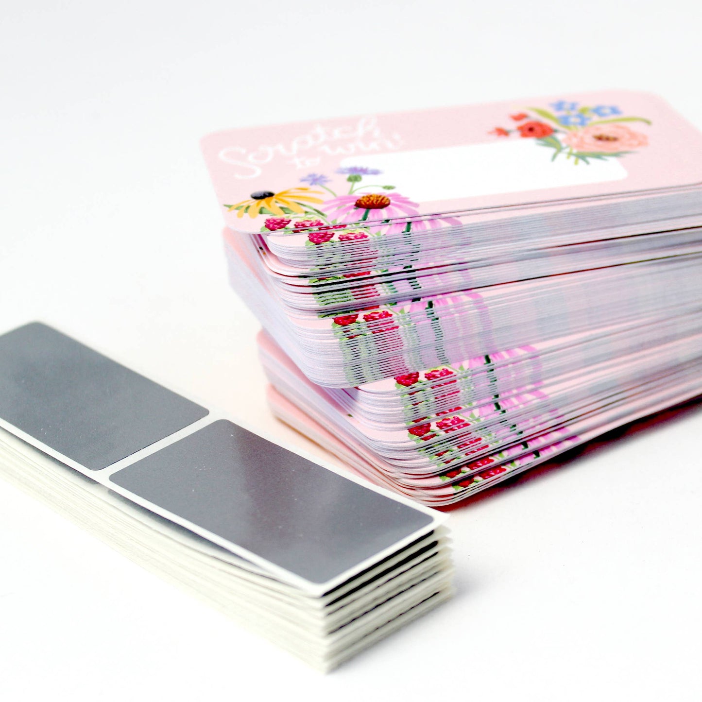 100 Customer Scratch-off Cards - Wildflowers
