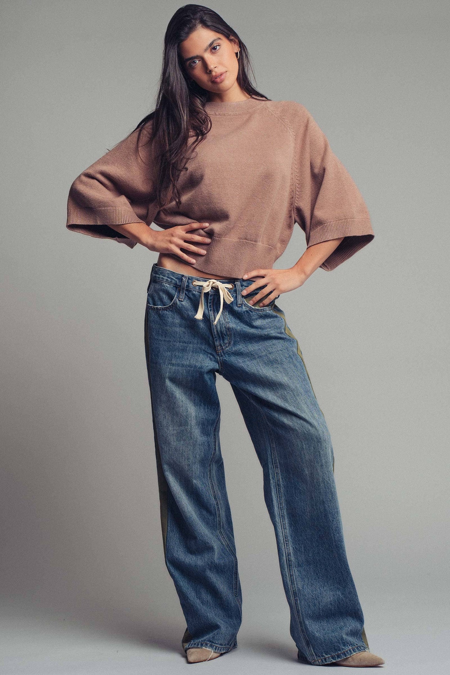 Batwing Sleeve Sweater Top