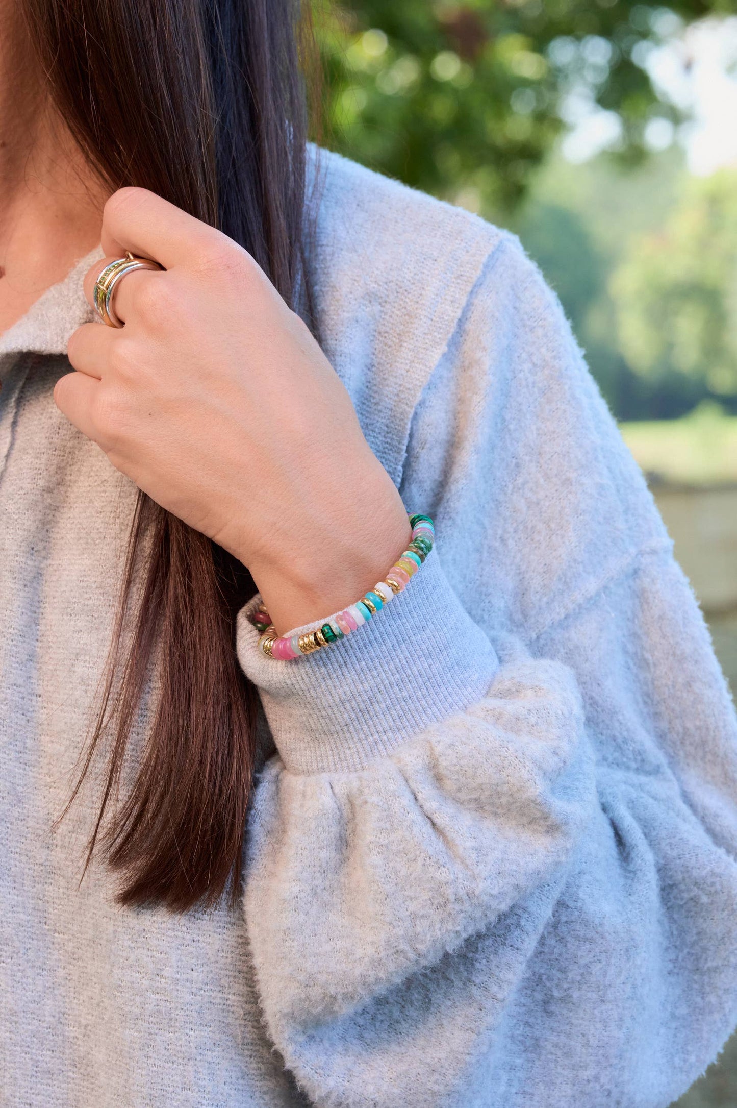 Julia Multi Beaded Bracelet